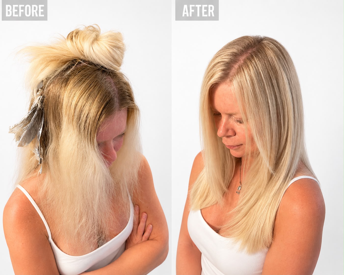 Before blonde repair
