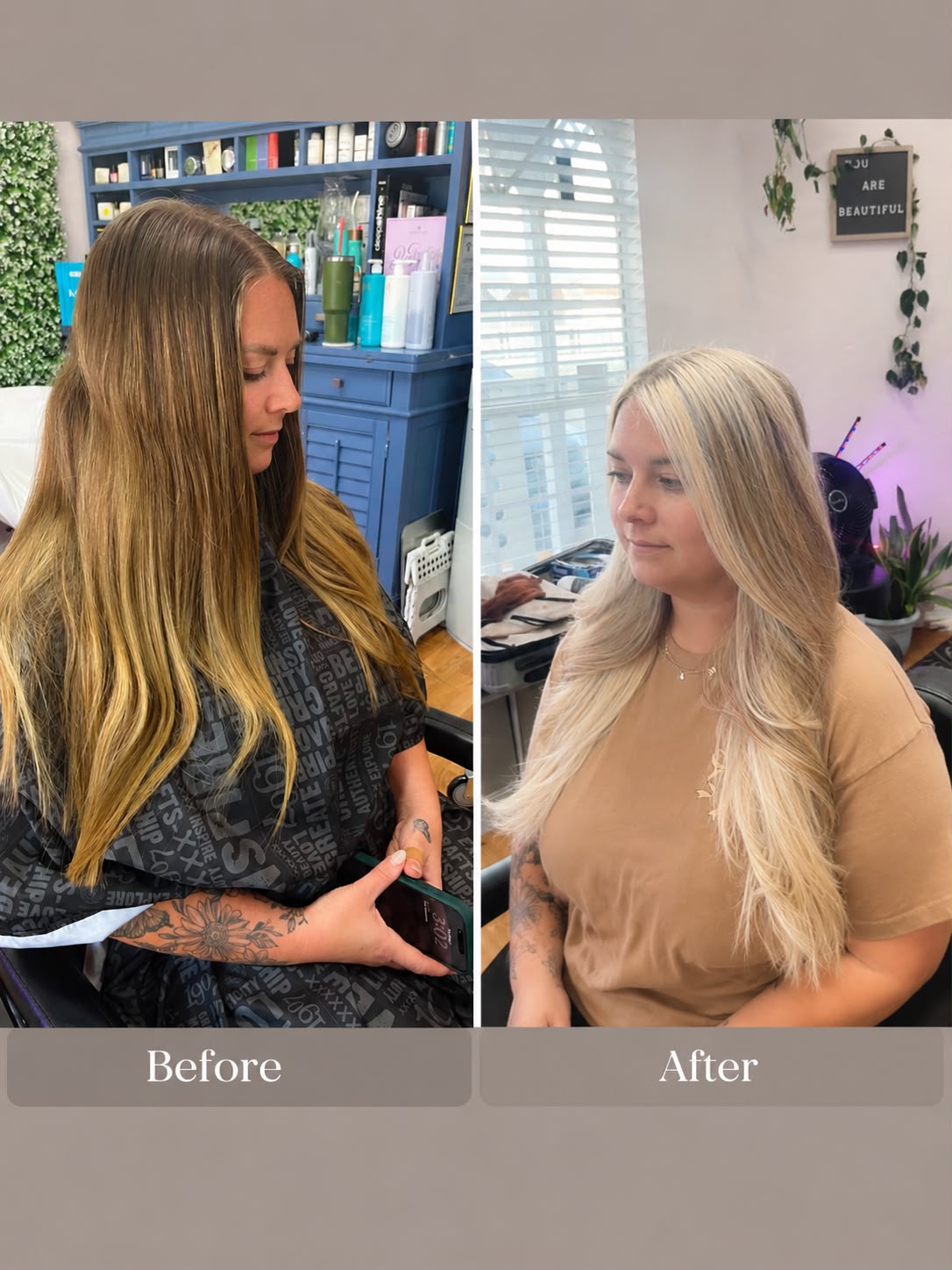 Hair transformation